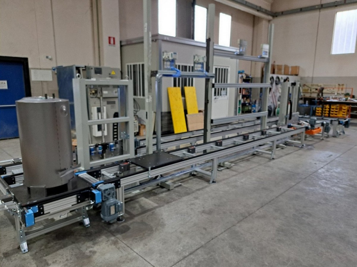Linea a ricircolo di Pallet