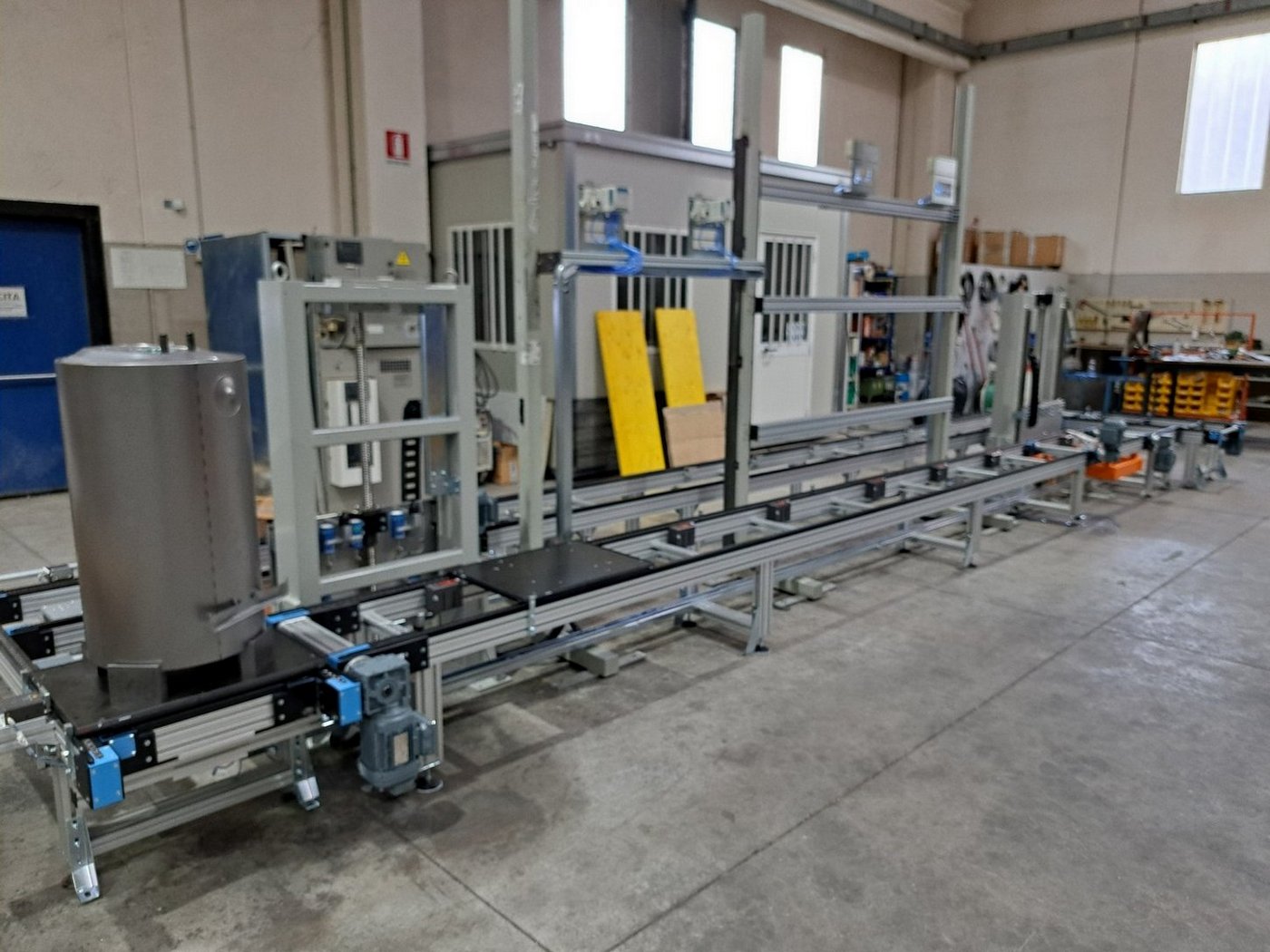 Linea a ricircolo di Pallet