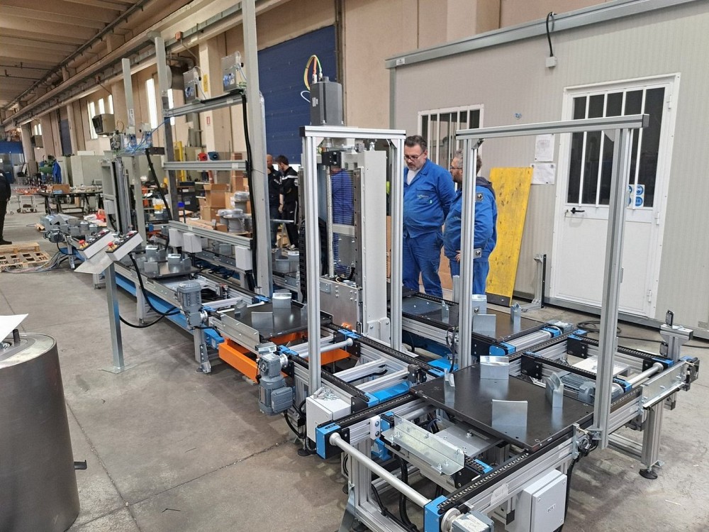 Linea a ricircolo di Pallet